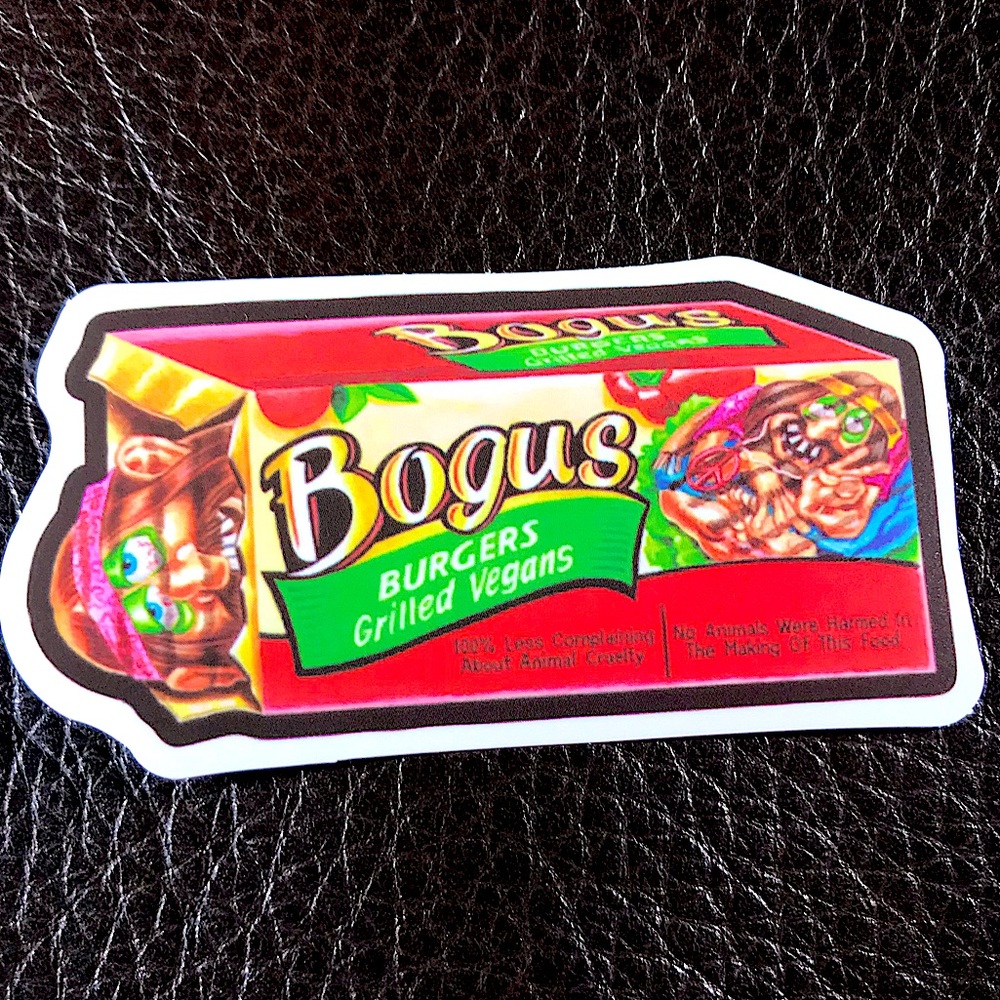Bogus carnivore Parody Accent Decor Sticker